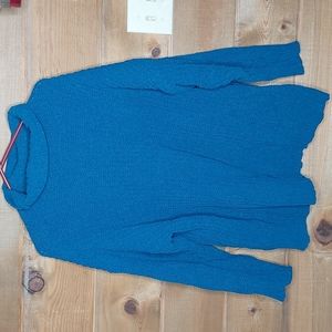 Aerie Cowl Neck Blue Sweater